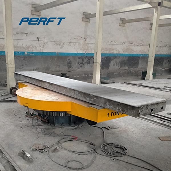 heavy duty transfer cart with integrated screw jack lift table 30t